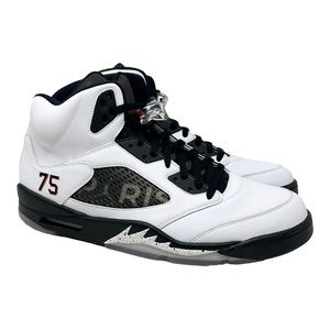 Air Jordan 5 Retro Paris Saint-Germain Friends & Family White/Black Size 14.
